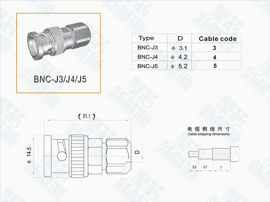 BNC-J3 / 4 / 5